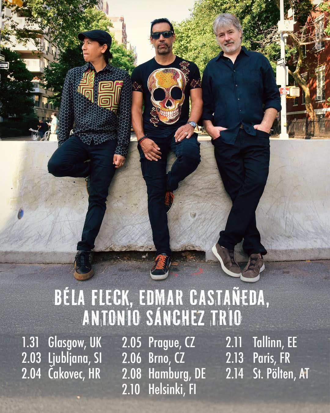 Béla Fleck BEATrio tour Poster 2026